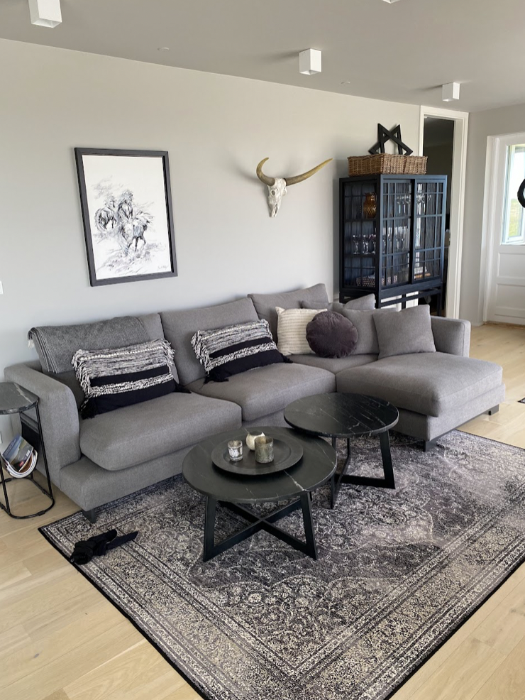 Living room of Airbnb in Hvolsvollur