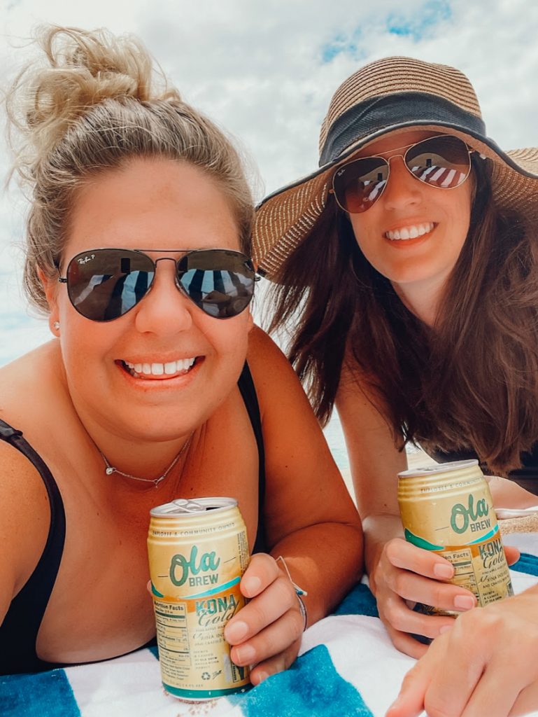 Ola ciders on the beach