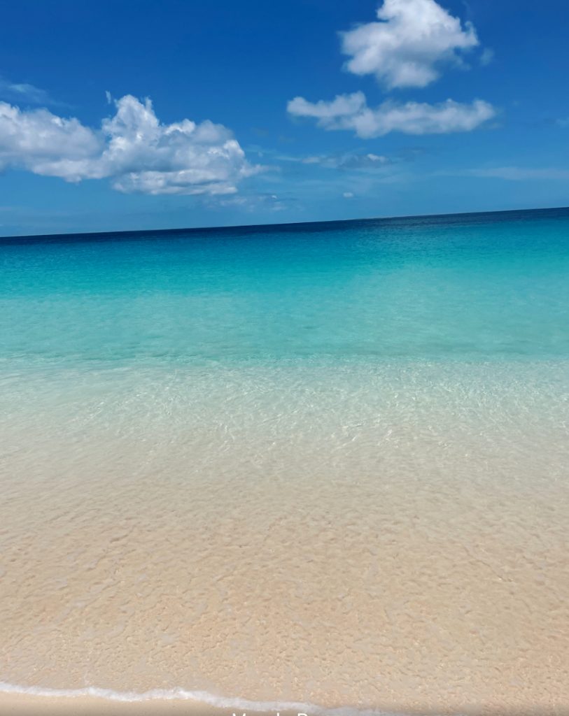 Meads bay beach in Anguilla