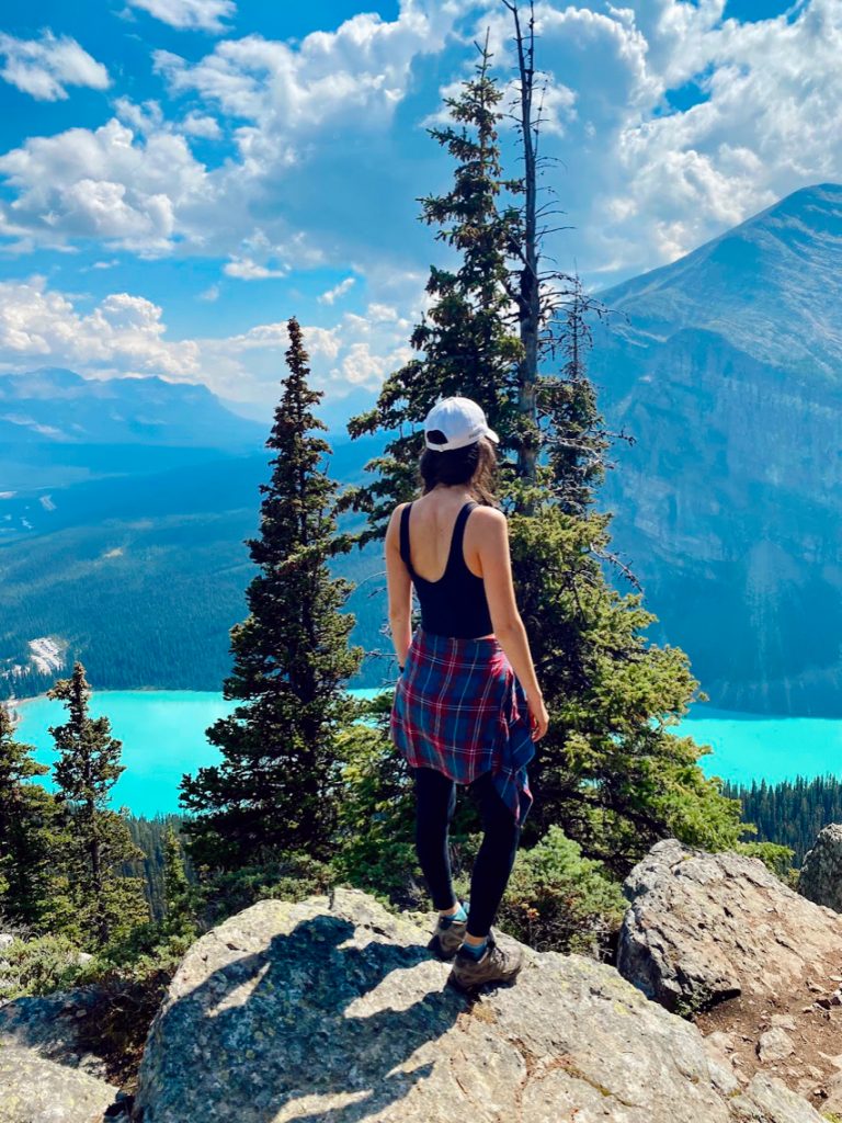 Little Beehive hike at Lake Louise