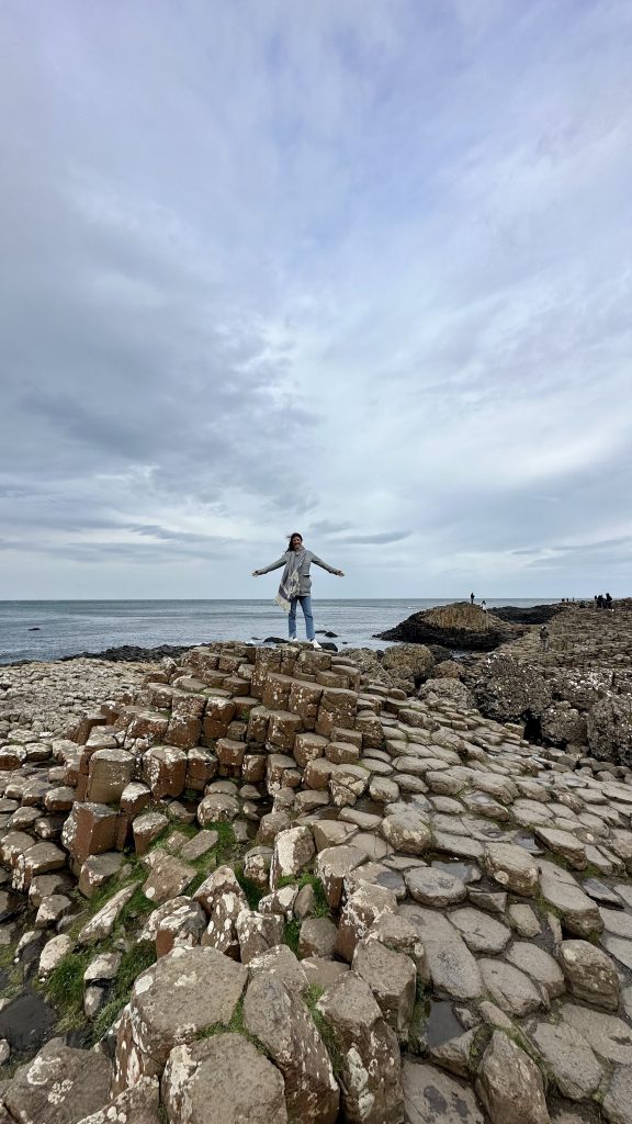 Standing on top of Giant's Causeway