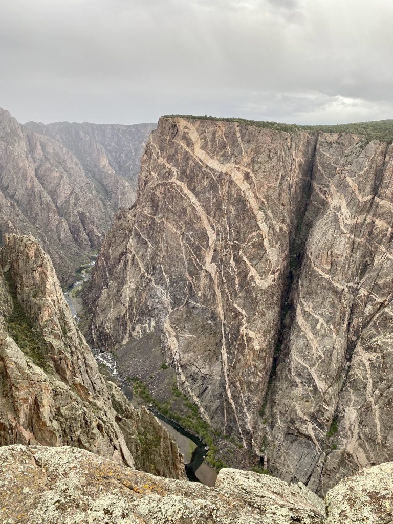 View overlooking the Black Canyon