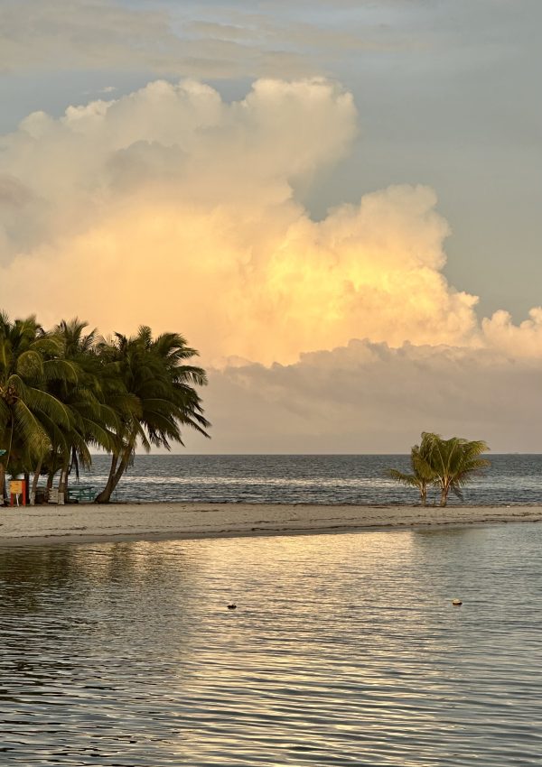 Ocean water in Placencia